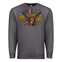 Charcoal Heather Moorica Premium Sweatshirt - CowhideDigitalArt