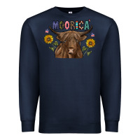 Navy Moorica Premium Sweatshirt - CowhideDigitalArt