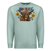 Seafoam Moorica Premium Sweatshirt - CowhideDigitalArt