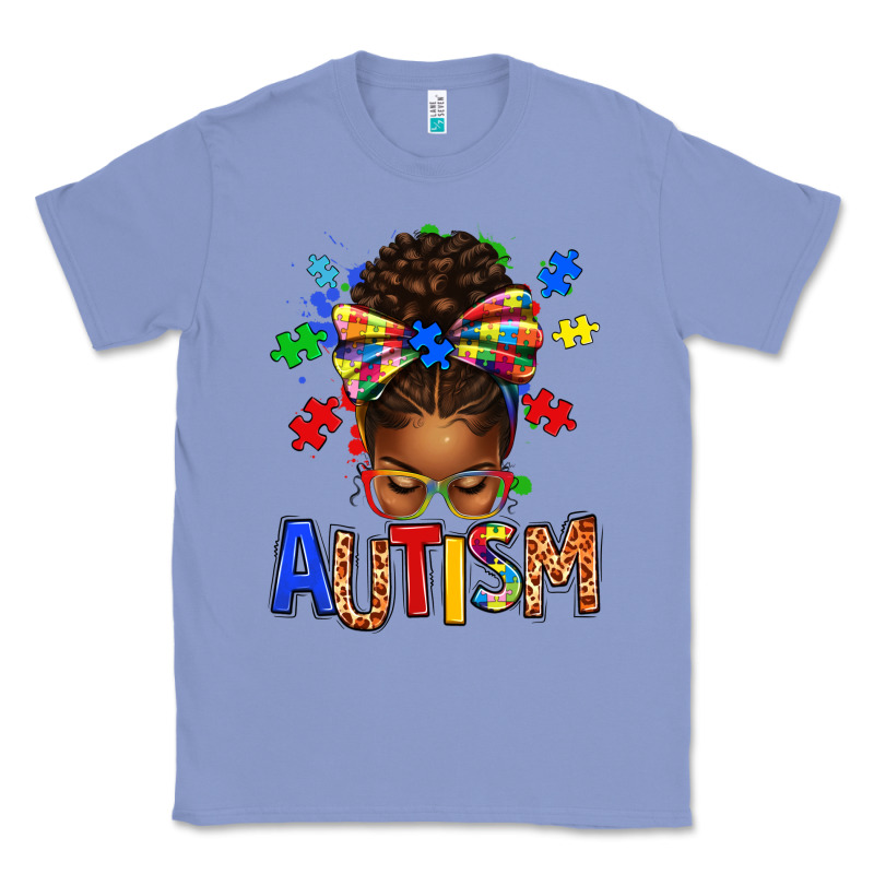 Autism Awareness Afro Messy Bu Classic Tee by texasbilliewilder | Teevron