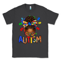 Smoke Autism Awareness afro messy bu Classic Tee - texasbilliewilder