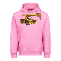 Fuchsia Pink carry deck crane Urban Hoodie - LillyAllenDesigns