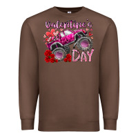 Chestnut valentines day monster truck Premium Sweatshirt - RacoonDesign