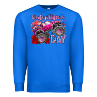 True Royal valentines day monster truck Premium Sweatshirt - RacoonDesign