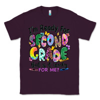 Plum I'm ready for second grade but is it ready for me Classic Tee - RanaPortraitStore