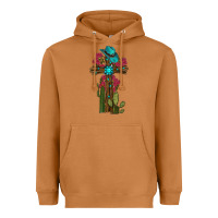 Meerkat cross gemstone cactus roses cowboy hat Heavyweight Hoodie - RanaPortraitStore