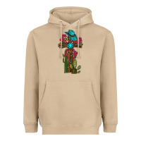 Mushroom cross gemstone cactus roses cowboy hat Heavyweight Hoodie - RanaPortraitStore