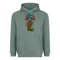 Sage cross gemstone cactus roses cowboy hat Heavyweight Hoodie - RanaPortraitStore