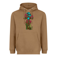 Toasted Coconut cross gemstone cactus roses cowboy hat Heavyweight Hoodie - RanaPortraitStore