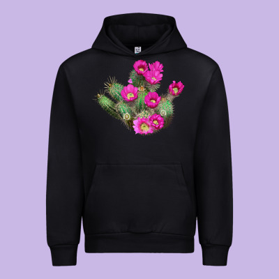 Strawberry Hedgehog Cactus Urban Hoodie Designed By Lillyallendesigns
