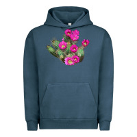 Pigment Midnight Navy strawberry hedgehog cactus Urban Hoodie - LillyAllenDesigns