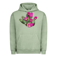Pigment Oil Green strawberry hedgehog cactus Urban Hoodie - LillyAllenDesigns