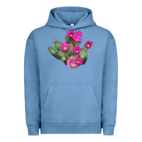 Pigment Pebble Blue strawberry hedgehog cactus Urban Hoodie - LillyAllenDesigns