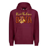 Burgundy birthday diva Premium Hoodie - NancyCooperArtShop