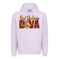 Lilac birthday diva Premium Hoodie - NancyCooperArtShop
