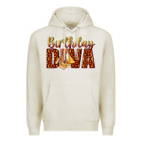 Oatmeal Heather birthday diva Premium Hoodie - NancyCooperArtShop