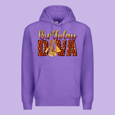 Birthday Diva Premium Hoodie Designed By Nancycooperartshop