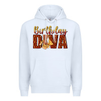 White birthday diva Premium Hoodie - NancyCooperArtShop