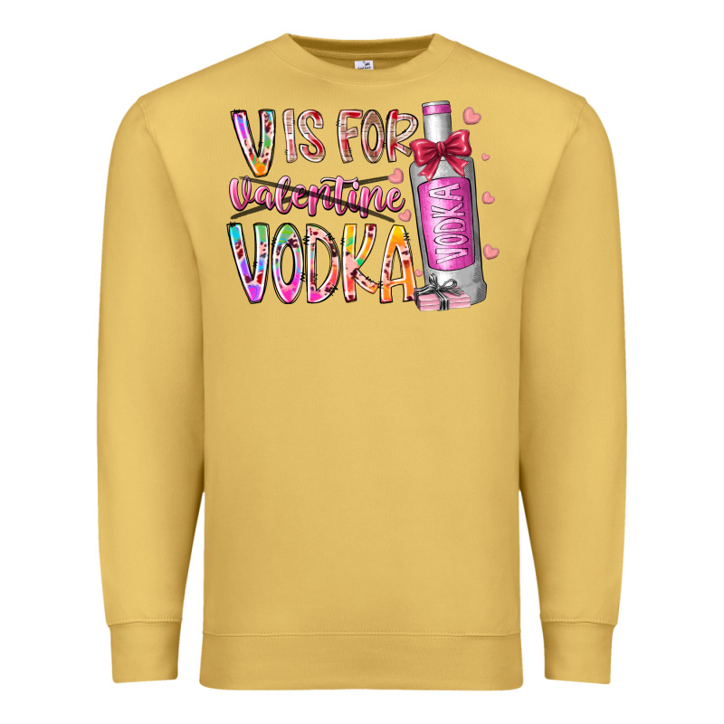 Vis For Valentine Vodka Premium Sweatshirt by RacoonDesign | Teevron
