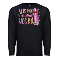 Black vis for valentine vodka Premium Sweatshirt - RacoonDesign