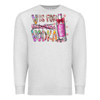 Oatmeal Heather vis for valentine vodka Premium Sweatshirt - RacoonDesign