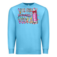 Ocean Blue vis for valentine vodka Premium Sweatshirt - RacoonDesign