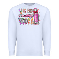 White vis for valentine vodka Premium Sweatshirt - RacoonDesign