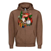 Chestnut Christmas Truck And Gnome Zipper Hoodie - RanaPortraitStore