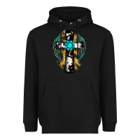 Black cross gemstone wings Heavyweight Hoodie - RanaPortraitStore
