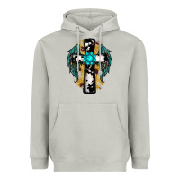 Moon Dust cross gemstone wings Heavyweight Hoodie - RanaPortraitStore