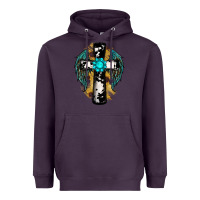 Plum cross gemstone wings Heavyweight Hoodie - RanaPortraitStore
