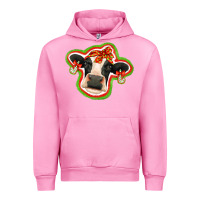 Fuchsia Pink christmas heifer Urban Hoodie - Jasminsmagicworld