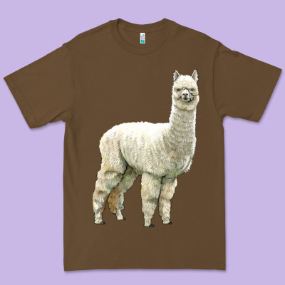 Alpaca Premium Tee Designed By Lillyallendesigns