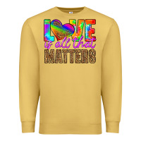 Antique Gold love is all that matters Premium Sweatshirt - HRA Design Shop