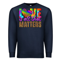 Navy love is all that matters Premium Sweatshirt - HRA Design Shop