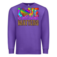 Purple love is all that matters Premium Sweatshirt - HRA Design Shop