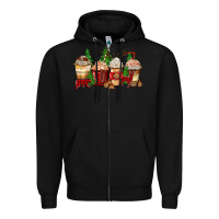 Black lumberjack coffee cups Zipper Hoodie - Zillion Design Studio