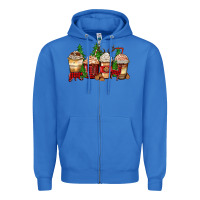 True Royal lumberjack coffee cups Zipper Hoodie - Zillion Design Studio
