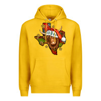 Lemon Shaggy cow Texas Christmas Premium Hoodie - Jasminsmagicworld