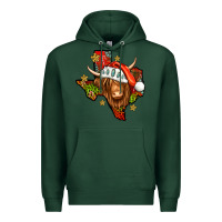 Sports Green Shaggy cow Texas Christmas Premium Hoodie - Jasminsmagicworld