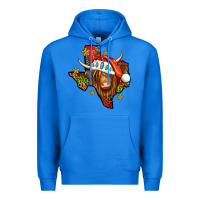 True Royal Shaggy cow Texas Christmas Premium Hoodie - Jasminsmagicworld