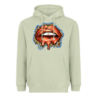Matcha basketball lips Heavyweight Hoodie - Zillion Design Studio