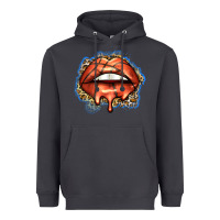 Smoke basketball lips Heavyweight Hoodie - Zillion Design Studio