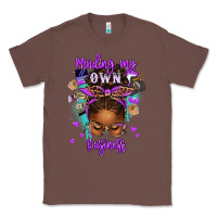 Chestnut minding my own business afro messy bun Classic Tee - texasbilliewilder