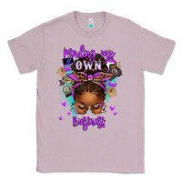 Lilac minding my own business afro messy bun Classic Tee - texasbilliewilder
