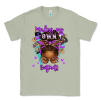 Matcha minding my own business afro messy bun Classic Tee - texasbilliewilder