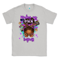 Moon Dust minding my own business afro messy bun Classic Tee - texasbilliewilder