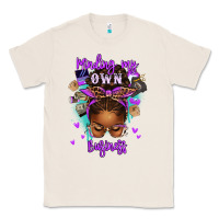 Natural minding my own business afro messy bun Classic Tee - texasbilliewilder