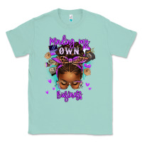 Seafoam minding my own business afro messy bun Classic Tee - texasbilliewilder