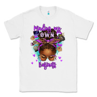 White minding my own business afro messy bun Classic Tee - texasbilliewilder